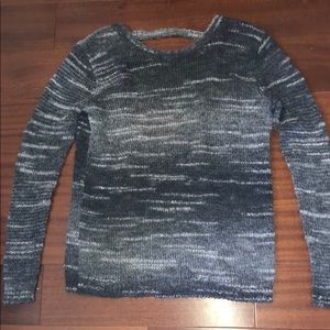 Grey Backless Sweater